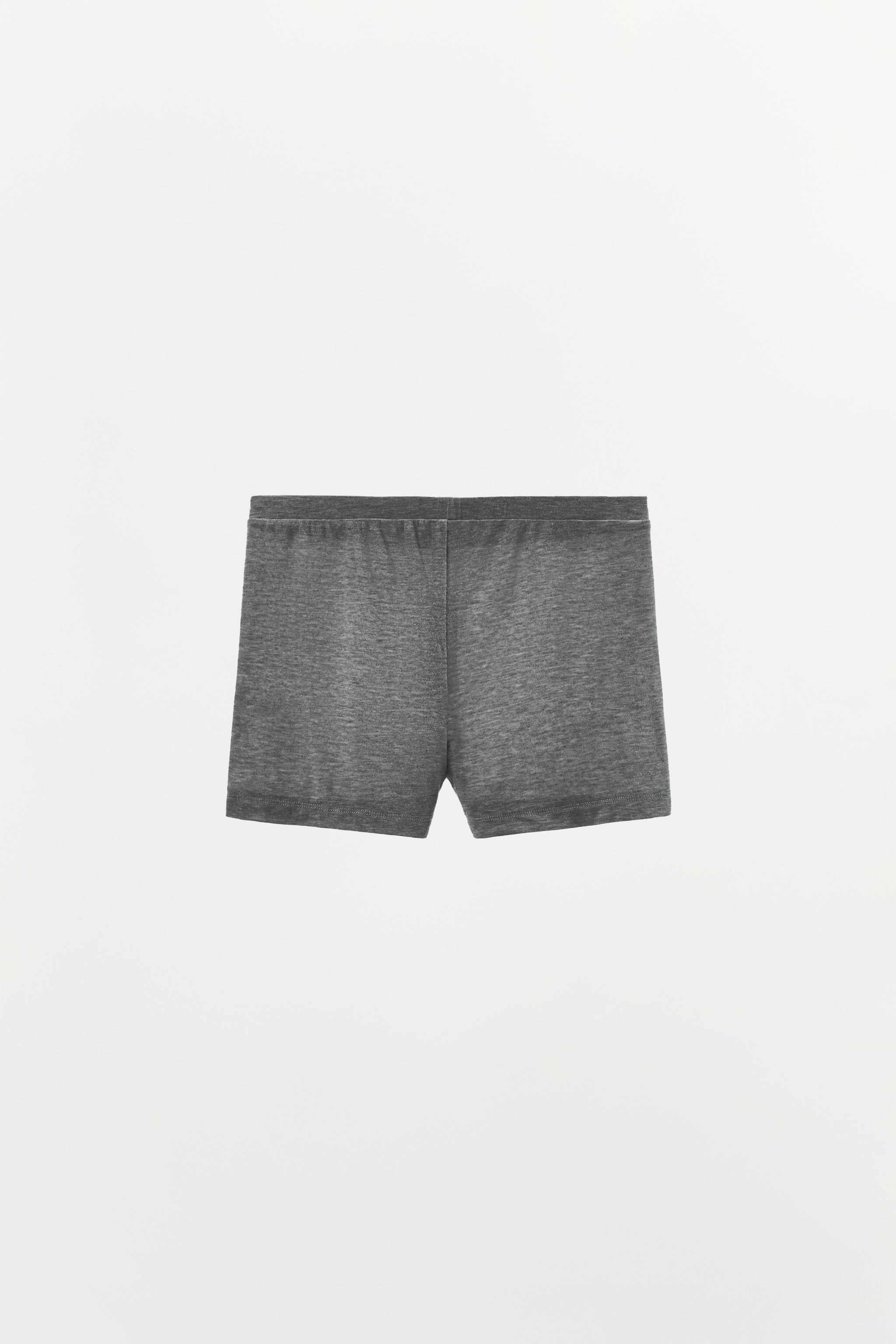 LYOCELL BLEND SHORTS WITH BUTTONS